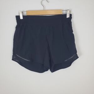 Lululemon Hotty Hot Black Shorts 4" Inseam Size 8